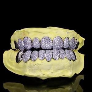 26 Alphabet Letter Gold Grillz - 14k Gold Plated With CZ Iced Teeth Hip Hop Jewelry