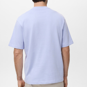 Camiseta Ligera de Hombre con Hombros Caídos, 100% Algodón, Logotipo Frontal, Transpirable, Anti-Pilling, ¡Gran Venta, Tendencia, Precio Mayorista! - Product Image 2