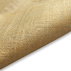 Rouleau de tissu en toile de jute, toile de jute fine, écologique, naturelle, pour la fabrication de sacs, la couture, l'artisanat et l'emballage durable - Product Image 1