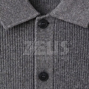 High Quality Soft Knit <b>Long</b> Sleeve Button Up <b>Men</b> <b>Cardigan</b> Plain Color V Neck Regular Fit Lightweight Sweater <b>For</b> Winter Season - Product Image 5