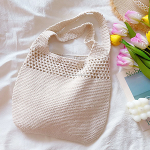 Monedero hecho a mano con cremallera de ganchillo para niñas con bolso de ganchillo de alta calidad Proveedor indio de punto - Product Image 4