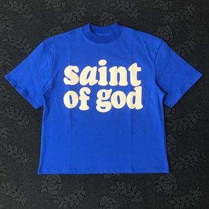 T-shirt à manches courtes unisexe personnalisé de haute qualité 100% coton logo à impression bouffante design uni et solide Option grande taille respirant pour hommes - Product Image 5