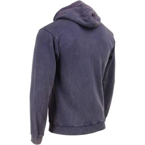 Sudadera con Capucha de Algodón Premium de Alta Visibilidad Color Naranja para Hombre, Modelo 2025, MNG11687, Cierre de Cremallera - Product Image 3