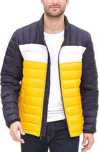 Men's Puffer <b>Jacket</b> Winter Warm Windproof Outdoor <b>Smart</b> Casual Stand Collar Color Block Puffer <b>Jacket</b> - Product Image 6