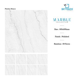 2025 Glossy <b>Marble</b> Look Floor Wall Porcelain Tiles 600x600mm Rooms Hotels Villas Living Room Glazed Tiles - Product Image 3