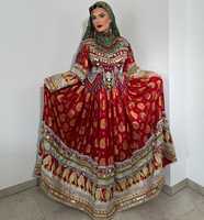 Nouvelles Robes Afghanes 2026 pour Femmes – Ensembles de Robes Respirantes Multicolores Longues, Tailles Personnalisées, Idéales pour Mariages et Fêtes (Adultes)