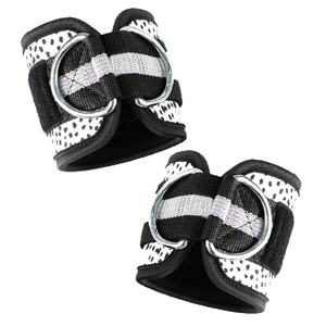 Custom Print Multi-Color Gym Ankle Straps Low MOQ Neoprene Padded Cable Cuffs for Fitness Workout Wholesale - Product Image 4