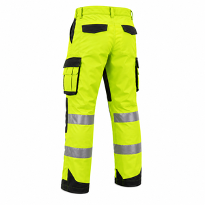 Pantalons de travail de haute qualité à haute visibilité, pantalons de travail réfléchissants, pantalons cargo de sécurité, couleur unie, pantalons de travail personnalisés - Product Image 6
