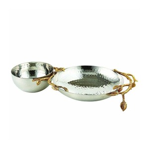 Juego de Tazones para Servir de Acero Inoxidable, Aptos para Alimentos, con Base Antideslizante y Tapa con Asa Segura para Servir Alimentos de Forma Higiénica - Product Image 4