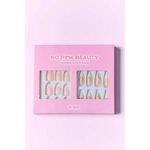 So PINK BEAUTY Lot de 2 ongles à presser Application facile et décorations durables pour Nail Art - Product Image 4