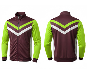 Chaqueta Deportiva con Cierre Completo y Logotipo Personalizado, Ropa para Correr y Hacer Ejercicio, Cálida, Transpirable y de Secado Rápido |   Tallas Hombre Mujer Juvenil - Product Image 4