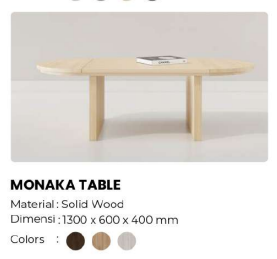 Mesa de Centro de Madera Minimalista, Moderna y Extensible, Mueble de Salón con Diseño Ovalado - Product Image 6