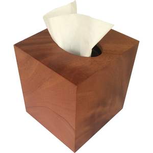 Caja de pañuelos de madera moderna para un estilo interior contemporáneo que ofrece líneas limpias y un diseño minimalista. - Product Image 3