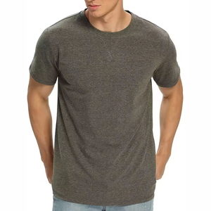 Ensemble T-shirt et short pour homme de qualité supérieure, respirant, été, manches courtes, coupe ample, 100 % coton - Product Image 6