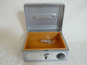 Hucha de metal portátil con ranura para monedas y 2 llaves para la administración y el ahorro del dinero de los niños - Product Image 5