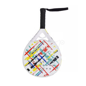 Raquettes de padel en diamant en gros, face en fibre de carbone, cadre renforcé, légères, durables, poids équilibré, poignée absorbant les chocs - Product Image 2