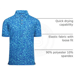 Polo de Golf de Tela Transpirable para Jóvenes, Manga Corta, Ropa Deportiva de Alto Rendimiento, Ropa Deportiva de Verano - Product Image 4