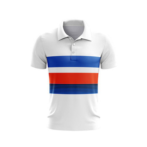 Chemise décontractée pour homme à manches courtes en coton tricoté 100 %, imprimé rayé et à carreaux, avec fermeture éclair, anti-plis et poche imprimée 3D - Product Image 2