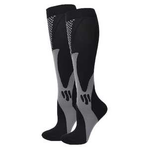 Custom Knee High Compress <b>Socks</b> Custom logo New Design Fashion Colorful <b>Compression</b> Nurse <b>Socks</b> <b>Men</b> Women Bottom BY BS - Product Image 4