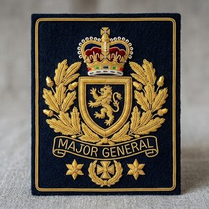 Écusson brodé sur mesure en fil d'or, fait main, avec logo et nom d'entreprise personnalisés, insignes de blazer à coudre de qualité supérieure - Product Image 4