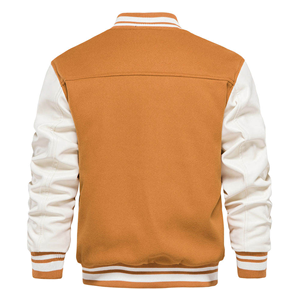 Veste universitaire pour homme avec col montant en toile imperméable et respirante – Nouveau style, vente en gros, vestes personnalisées pour homme - Product Image 2