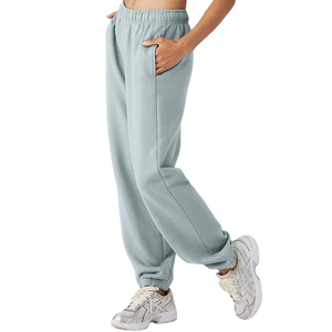 Pantalon de survêtement ample pour femme, couleur unie, coupe décontractée, taille haute, idéal pour les tenues décontractées et la salle de sport – Meilleures ventes - Product Image 3