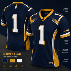 Camiseta de Fútbol Americano de EE. UU. para Hombre, Impresa, Transpirable, de Poliéster, Secado Rápido, Uniforme Deportivo, Gibbs Hutchinson Jared Goff S - Product Image 1
