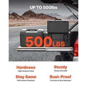 1 paire de glissières de tiroir à roulement à billes à extension complète 18-60 - Product Image 2