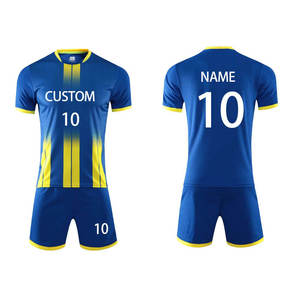 เสื้อฟุตบอลแบบใหม่ OEM ขายดี เสื้อฟุตบอลสั่งทำพิเศษ แขนสั้น ไม่มีลาย เสื้อฟุตบอลแบบซับลิเมชั่น คุณภาพสูง - Product Image 3