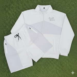 Ensemble de survêtement Rexfit Sports OEM personnalisé avec logo, veste coupe-vent et short en nylon pour homme, ensemble de survêtement d'été, vente en gros - Product Image 6