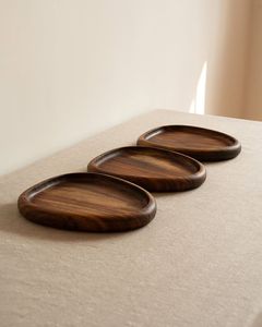 Wholesale Price ARIF HANDICRAFT Acacia Wood Handcrafted Modern Luxury Rectangle Serving Tray Dishwasher Safe <b>Mirrored</b> Finish - Product Image 5