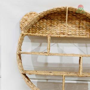 Panda-Shaped Rattan Storage <b>Basket</b> <b>Round</b> Three-Layer Organizer for Living Room Novelty Design Easy Cleaning Standing Type - Product Image 4