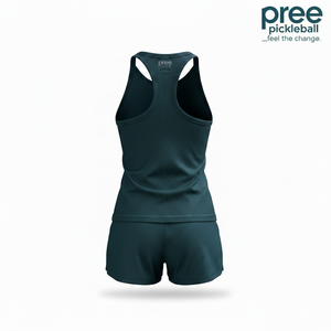 Débardeur de pickleball pour femme en maille ajusté sans manches, anti-humidité, respirant, séchage rapide, vêtement de sport, logo personnalisé sur le devant, OEM ODM - Product Image 3