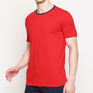 T-shirt pour homme confortable et tendance, imprimé sur mesure, 100 % coton, faible MOQ, coupe ample - Product Image 2