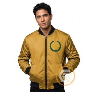 Chaqueta Universitaria Acolchada y Bordada en Satén Omega Personalizada de GREEK TREASURES, de Alta Calidad, Transpirable e Impermeable - Product Image 4