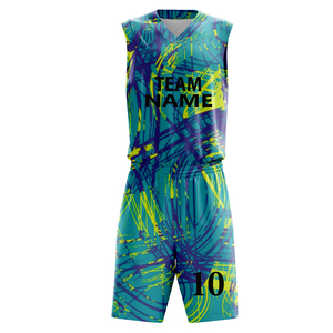 Venta al por Mayor de Camisetas de Baloncesto Personalizadas para Equipos, 100% Poliéster Transpirable, Tallas Grandes, el Mejor Diseño - Product Image 1