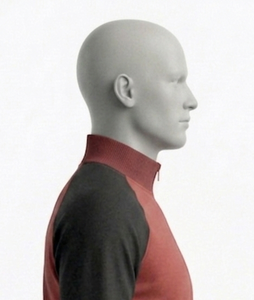 Survêtement décontracté pour homme en tricot avec fermeture éclair, manches raglan, col montant, coupe classique, couleur bordeaux et noir, idéal pour l'automne - Product Image 6