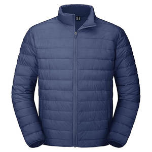 Chaqueta Acolchada Ligera y Cálida para Hombre con Cuello Alto, Resistente al Viento y al Agua, Aislante para Invierno, Diseño Fácil de Guardar - Product Image 1