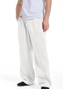 <b>men</b> stacked flare pants with modern styling for streetwear <b>mens</b> stacked flare pants with <b>stretch</b> fabric for comfort - Product Image 3