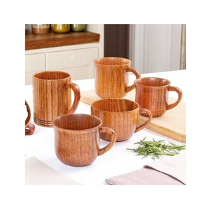 Rustic Wooden Mug Handmade Natural Solid Wood Coffee <b>Cup</b> Eco Friendly Drinkware <b>for</b> <b>Tea</b> Coffee Milk Juice - Product Image 3