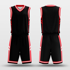 Uniformes de basket-ball sans manches personnalisés, imprimés par sublimation, en maille respirante, séchage rapide, 100% polyester, antibactériens, écologiques - Product Image 4