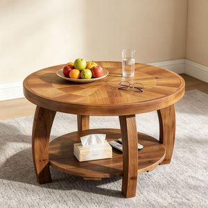 Tavolino da Caffè Pieghevole Moderno e Semplice in Stile Wabi-Sabi Giapponese per Soggiorno - Product Image 4