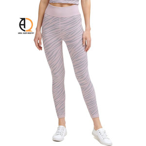 Leggings de sport sans couture personnalisables pour femme, taille haute, effet push-up fessier et contrôle du ventre, pour le yoga, la gym et l'entraînement - Product Image 1