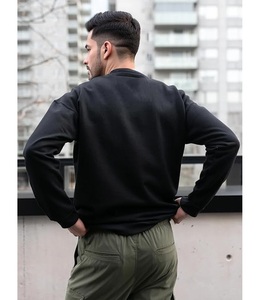 Men's Stylish Long Sleeve Sweatshirt New Collection Solid Color Comfortable Plus Size Waterproof Neck Shoulder Slope Bangladesh - Product Image 3