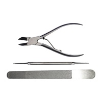 Coupe-ongles avec lame de tondeuse et outil de verrouillage de poignée Coupe-ongles incarnés en acier inoxydable Pince coupante pointue Logo personnalisé