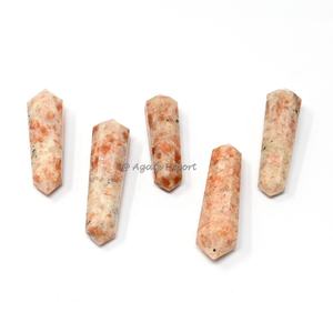 Colgante de piedra de jaspe Kambaba de doble terminación exclusivo, cristal Natural chapado, piedra preciosa curativa, tipo ágata - Product Image 2