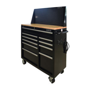 Gabinete de Herramientas de Acero para Garaje de 104 cm con 10 Cajones, Soporte OEM, Almacenamiento con Ruedas, Capacidad de Carga de 680 kg, Sistema de Cierre con Llave - Product Image 5