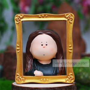 <span class=keywords><strong>Figurine</strong></span> en résine de personnage de peinture à l'huile classique, boîte mystère, souvenir de musée pour les galeries, les boutiques et les décorations de bureau - Product Image 4