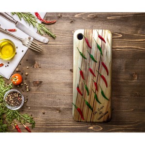 Rectangle solid wood chopping Wooden chopping block handle Kitchen <b>board</b> with handle Chopping block for kitchen - Product Image 4