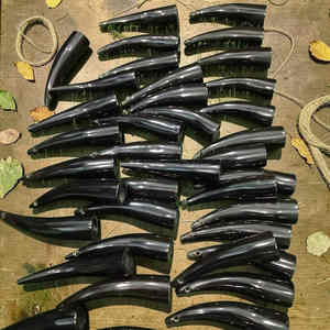 Puntas de Cuerno de Búfalo Negro de Lujo, Material de Cuerno Natural Acabado para Proyectos de Bricolaje a Precio Económico - Product Image 5